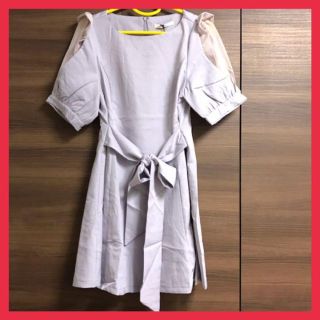 グレイル(GRL)の【新品】【最終値下げ】　グレイル　ミニワンピース　Mサイズ　訳あり品(ノーカラージャケット)