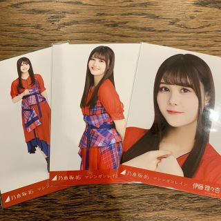 ノギザカフォーティーシックス(乃木坂46)の乃木坂46 伊藤理々杏 マシンガンレイン 生写真 コンプ(アイドルグッズ)