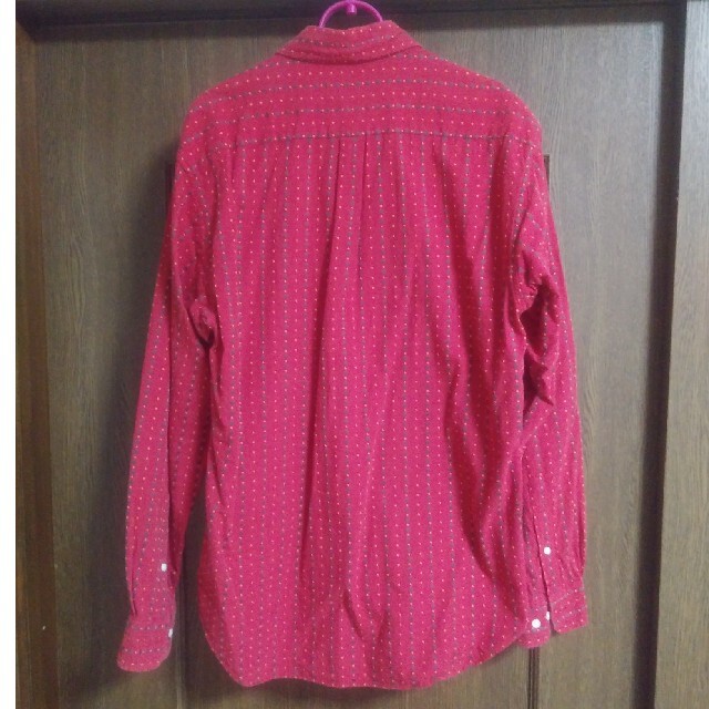 Sugar Cane(シュガーケーン)のシュガーケーン　ボタンダウン　赤　レッド　長袖　シャツ　トップス メンズのトップス(シャツ)の商品写真