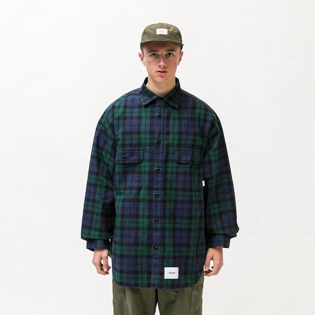 W)taps(ダブルタップス)のWTAPS WCPO02/LS/COTTON.FLANNEL.TEXTILE メンズのトップス(シャツ)の商品写真