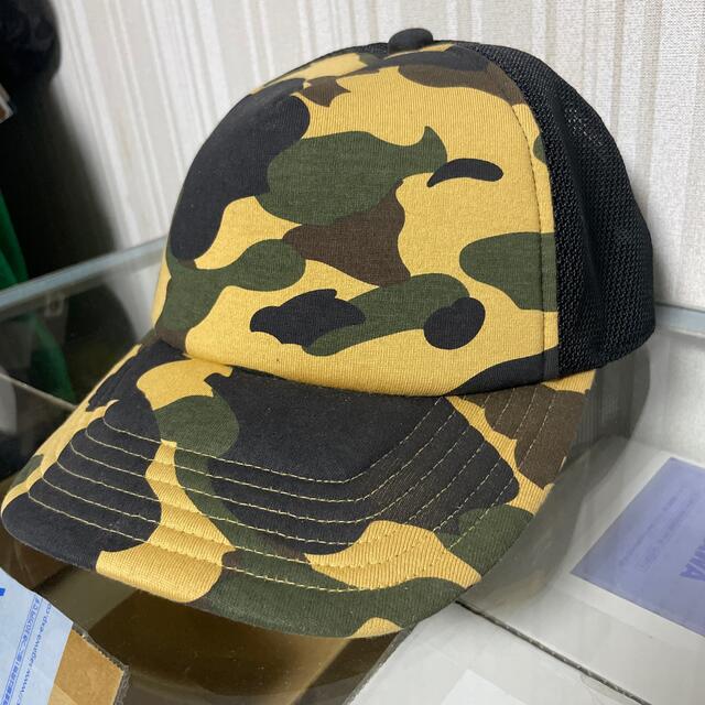 アベイシングエイプ　1ST CAMO MESH CAP  カモ　メッシュキャンプ