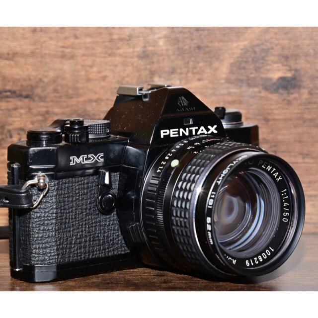 PENTAX(ペンタックス)のフィルムカメラ　PENTAX MX BLACK 綺麗な完動品　 スマホ/家電/カメラのカメラ(フィルムカメラ)の商品写真