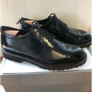 クロケットアンドジョーンズ(Crockett&Jones)のダブルエイチ(WH)プレーントゥ サイズ7 ブラック(ドレス/ビジネス)