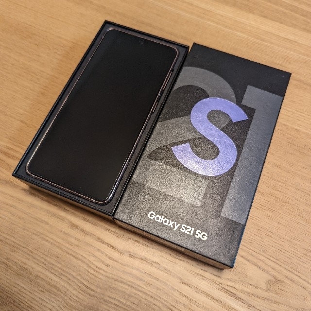 返品不可】 SAMSUNG - SCG09 5G S21 Galaxy スマートフォン本体