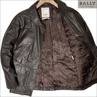 L【25%OFF】BALLY レザー ジャケット アウター 革 42 リバーシブル