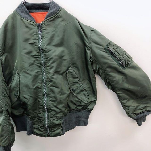 ☆アルファ【'69年モデル】usa製MA-1フライトジャケットMED ミリタリー