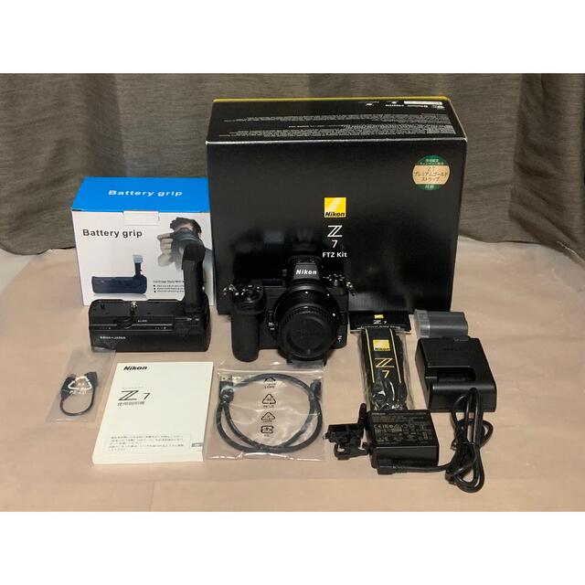 Nikon Z7 FTZマウントアダプターキット　ROWA JAPANのグリップ