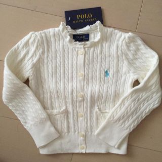 ポロラルフローレン(POLO RALPH LAUREN)の新品 ポロ ラルフローレン キッズ カーディガン(カーディガン)