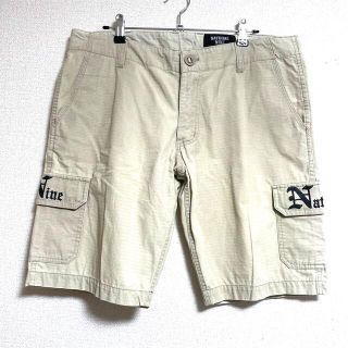 ナチュラルナイン(NATURAL NINE)の【美品】natural nine ナチュラルナイン ハーフパンツ ベージュ L(ショートパンツ)