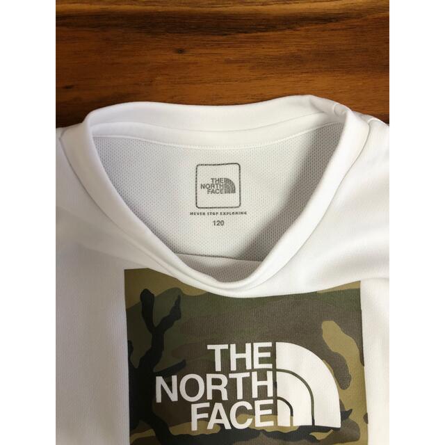 THE NORTH FACE(ザノースフェイス)のTHE NORTH FACE Camo Logo TNF Be Free tee キッズ/ベビー/マタニティのキッズ服女の子用(90cm~)(Tシャツ/カットソー)の商品写真