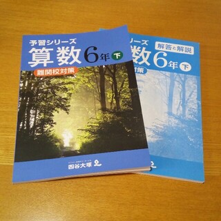 四谷大塚　予習シリーズ　算数　6年　下　難関校対策(語学/参考書)