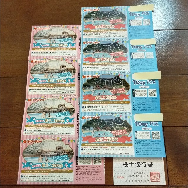 東京サマーランド 株主優待