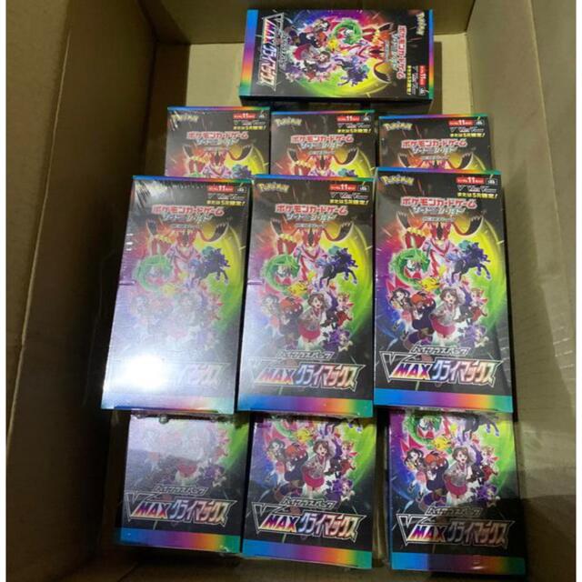 最も優遇 ポケモン - 10box ポケカ vmaxクライマックス ポケモンカード ... スターバース ×6BOX / VMAXクライマックス 1BOX
