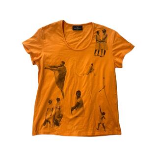 ヴァレンティノ(VALENTINO)の【2000s】VALENTINO SPORT フォトコラージュ　Tシャツ　テニス(Tシャツ(半袖/袖なし))