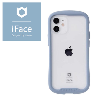 定番 新品 iFace Reflection iPhone12 用 ペールブルー(iPhoneケース)