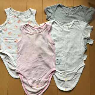 ユニクロ(UNIQLO)のロンパース肌着5枚セット(肌着/下着)