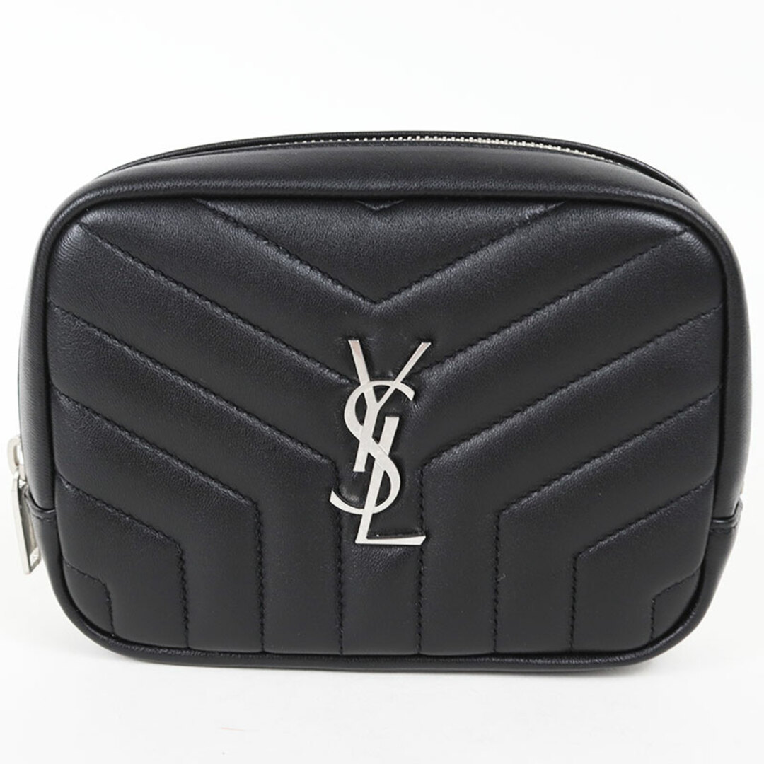 サンローラン SAINT LAURENT キルティングポーチ ポーチ 【中古】 WEB ...