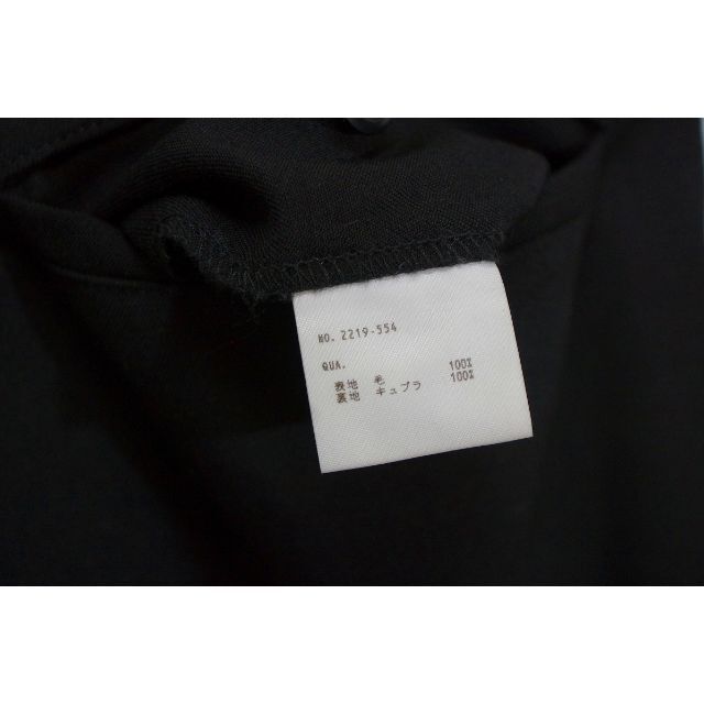 LAD MUSICIAN(ラッドミュージシャン)の美品19SS LAD MUSICIAN ウール ギャバ スラックス 黒306M▲ メンズのパンツ(スラックス)の商品写真