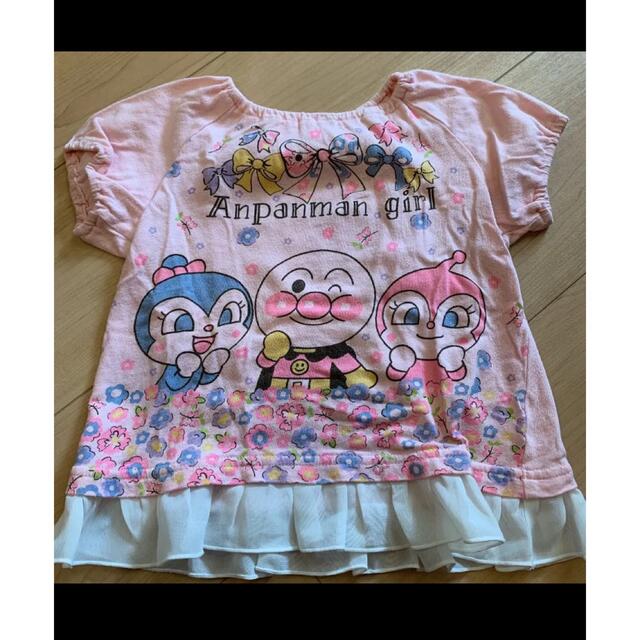 アンパンマン(アンパンマン)のアンパンマン  Tシャツ　90 キッズ/ベビー/マタニティのキッズ服女の子用(90cm~)(Tシャツ/カットソー)の商品写真