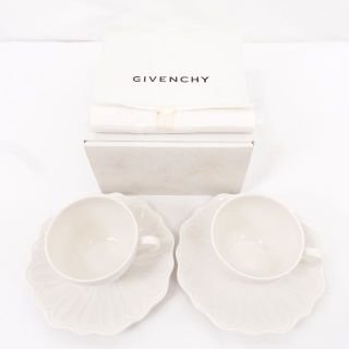 ジバンシィ(GIVENCHY)のGIVENCHY ジバンシィ　コーヒーカップセット　ホワイト(グラス/カップ)