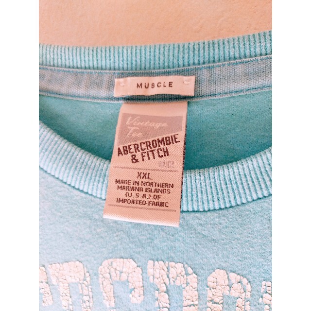 Abercrombie&Fitch(アバクロンビーアンドフィッチ)のアバクロ　古着メンズTシャツ　XXL メンズのトップス(Tシャツ/カットソー(半袖/袖なし))の商品写真