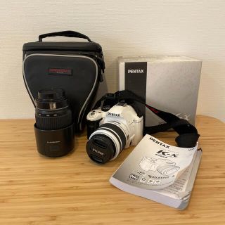 ペンタックス(PENTAX)の望遠レンズ付き　PENTAX K-X(デジタル一眼)