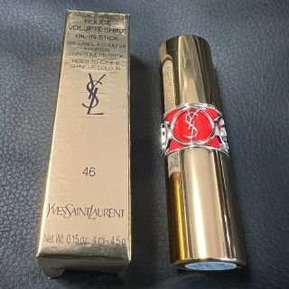 イヴサンローランボーテ(Yves Saint Laurent Beaute)のYSL ルージュ ヴォリュプテ シャイン 46 オランジュ パーフェクト(口紅)