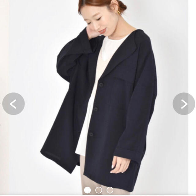 w closet ノーカラージャケット ダブルクローゼットの通販 by kkk ダブルクローゼットのノーカラーアウター