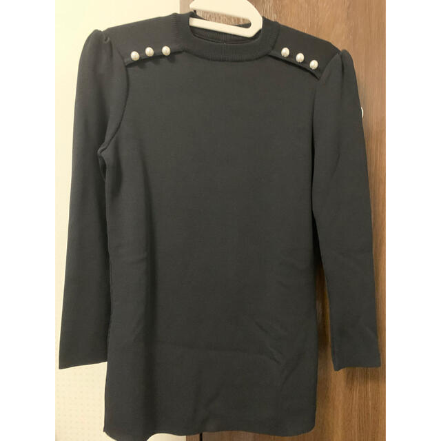Borders at balcony パールラウンドネックトップ トップス Borders at balcony パールラウンドネックトップ トップス