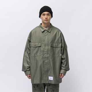 wtaps FLYERS LS/cotton.WEATHER black