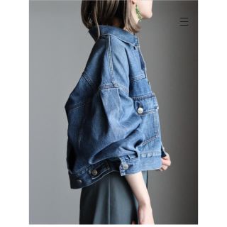 HYKE BALLOON SLEEVE DENIM JACKET/TYPE2 | chicshabu.com