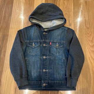 リーバイス(Levi's)のLevi's キッズ　デニムジャケットフード付き　6(120cm)(ジャケット/上着)