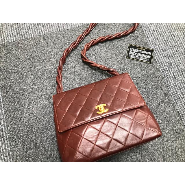 セットアップ CHANEL - レザーショルダーバッグ マトラッセ シャネル