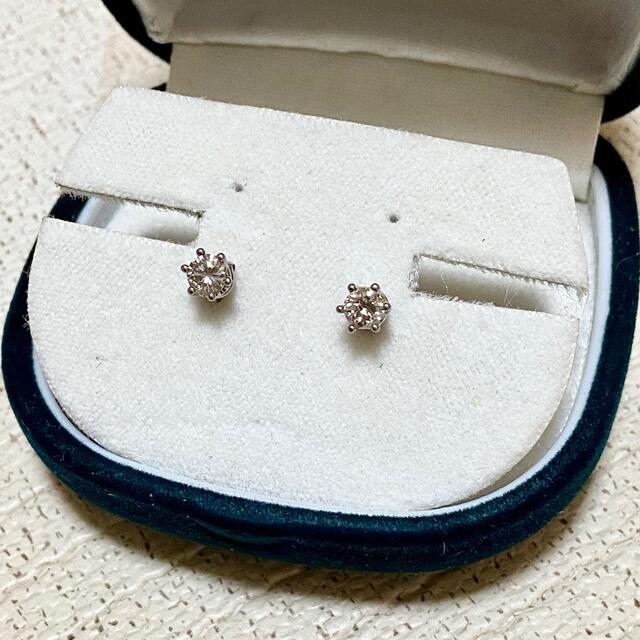 専用です　合計0.5ct 天然ダイヤモンド　一粒ピアス　プラチナ