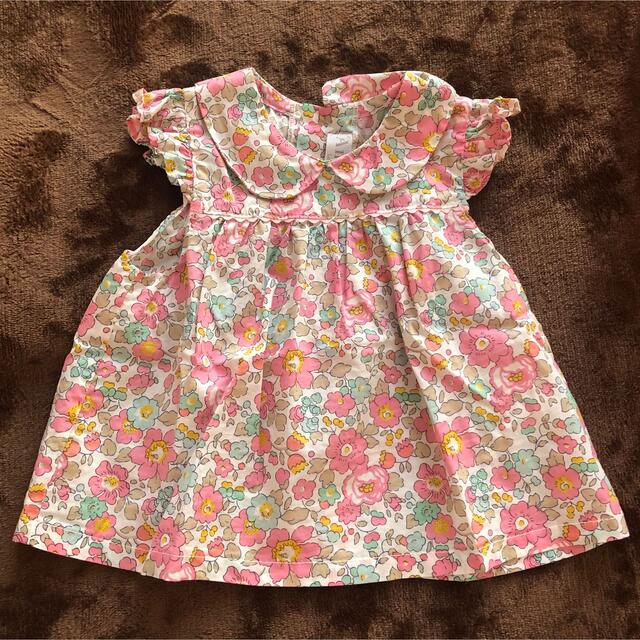 美品　リバティ柄  チュニック   / ファミリアキッズ服女の子用(90cm~)