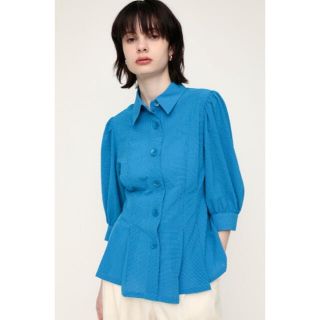 スライ(SLY)の新品未使用■SLY■WAIST TUCK CHECK RIPPLE TOPS(シャツ/ブラウス(長袖/七分))