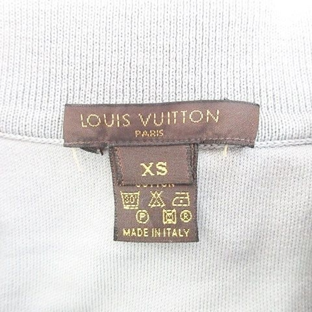 ルイヴィトン LOUIS VUITTON ポロシャツ 半袖 グレー ピンク XS