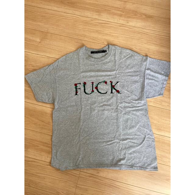 NO ID.(ノーアイディー)の【本日限定価格】FUCKローズTシャツ メンズのトップス(Tシャツ/カットソー(半袖/袖なし))の商品写真