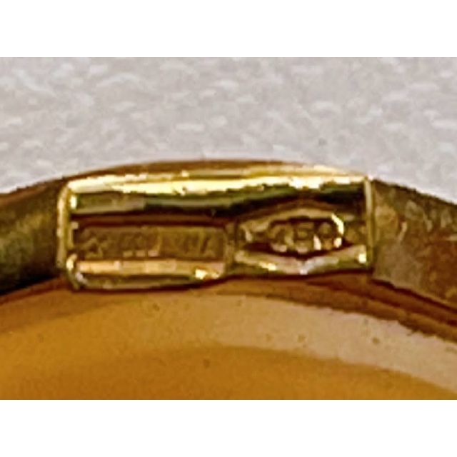 3013】枠K18 5.3g シェルカメオ ブローチ ペンダントトップ 兼用