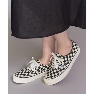 ヴァンズ(VANS)のVANS - ANAHEIM アナハイムチェッカー オーセンティック(スニーカー)