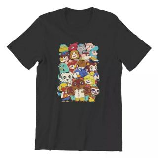 ニンテンドウ(任天堂)のどうぶつの森 Tシャツ 黒 Lサイズ(Tシャツ/カットソー(半袖/袖なし))