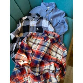 アバクロンビーアンドフィッチ(Abercrombie&Fitch)の【最終値下】アバクロンビーキッズ　シャツ3枚セット　130サイズ〜140サイズ(ブラウス)