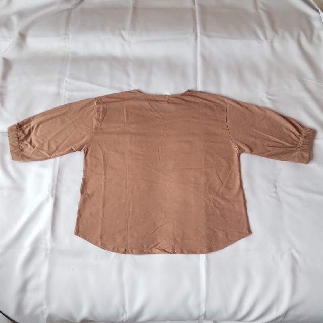 ネックカットプルオーバー☆Beige☆F レディースのトップス(Tシャツ(半袖/袖なし))の商品写真