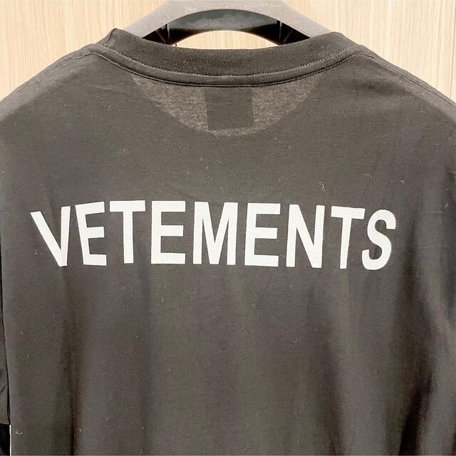 VETEMENTS ヴェトモン カットソー Tシャツ balenciaga 黒 2