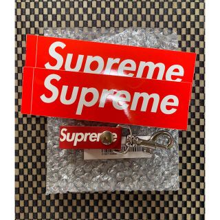 シュプリーム(Supreme)のsupreme leather key loop シュプリーム キーホルダー 赤(キーホルダー)