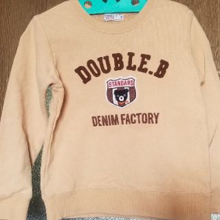 ダブルビー(DOUBLE.B)のDOUBLE.B    トレーナー110サイズ(Tシャツ/カットソー)