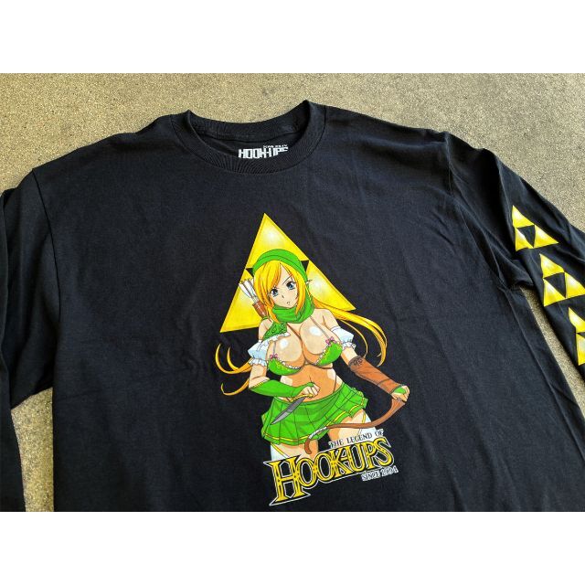 XL Female Link ロンT Hook-Ups 女リンク長袖 メンズのトップス(Tシャツ/カットソー(七分/長袖))の商品写真