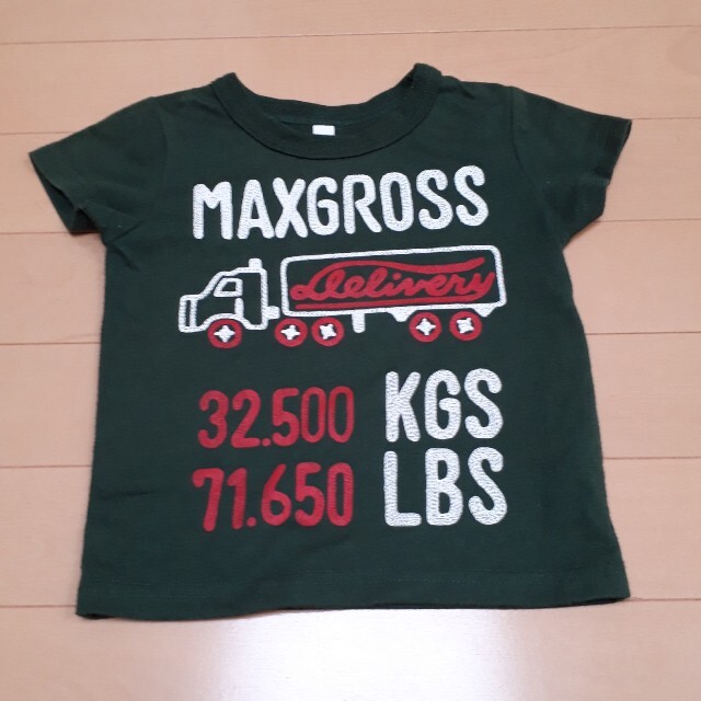 90サイズ★半袖★Tシャツ★2枚セット キッズ/ベビー/マタニティのキッズ服男の子用(90cm~)(Tシャツ/カットソー)の商品写真