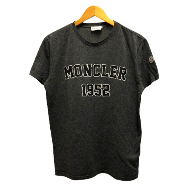 モンクレール MONCLER Tシャツ クルーネック プリント ロゴ 英字 L