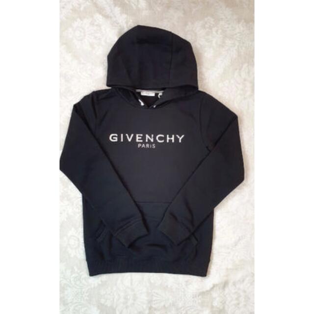 GIVENCHYロゴパーカー(大人OK)黒14Y(162㎝)12+ 【人気商品】 51.0%OFF